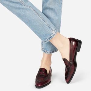 Everlane The Modern Penny Loafer in Oxblood | Size 11